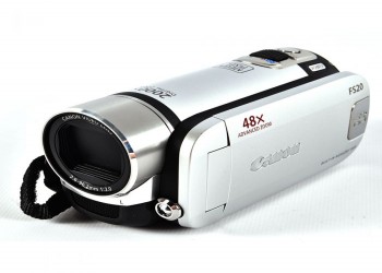 canon fs20 silver digital video camcorder 8gb